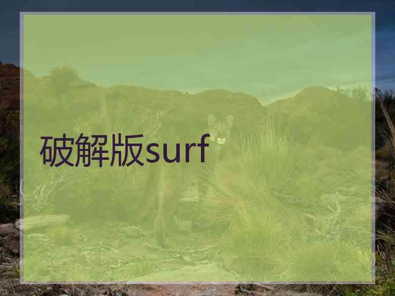 破解版surf